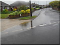 TQ1704 : Heavy rain in Greentrees Close by Basher Eyre