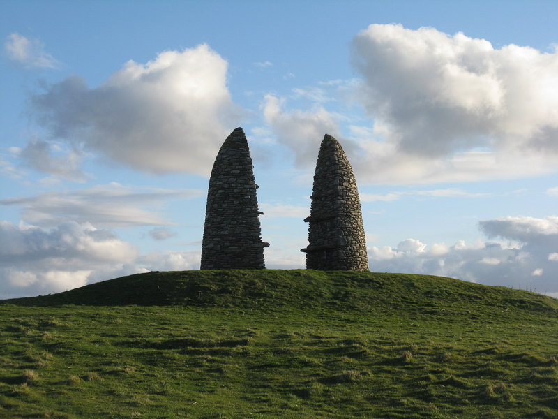 Memorial To The Aignish Raiders M J Richardson Geograph Britain