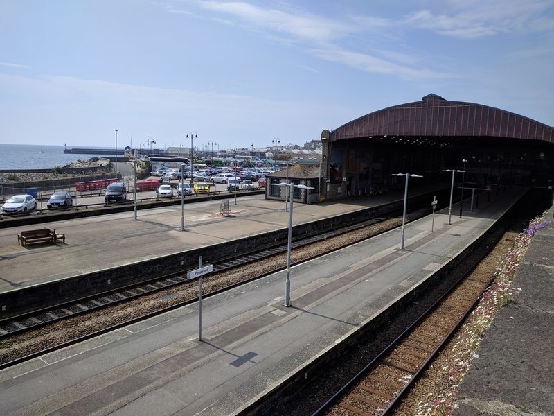 Railway Station And Harbour At Penzance Rob Purvis Geograph