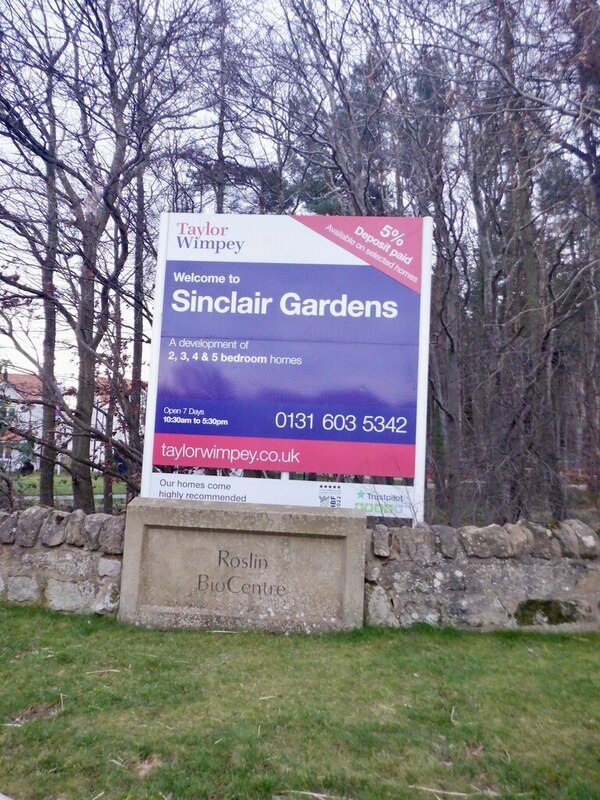 Developer S Sign Comyn Drive Richard Webb Geograph Britain And