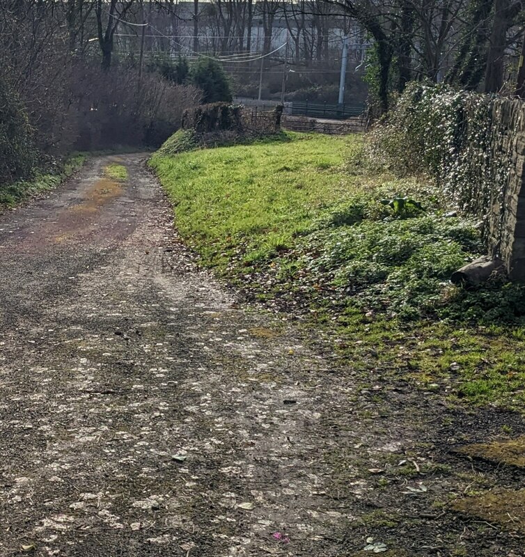 Lane Past The Edge Of The Churchyard Jaggery Geograph Britain