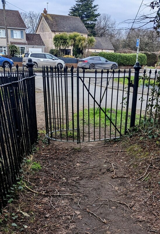 Kissing Gate Across A Track Peterstone Jaggery Geograph