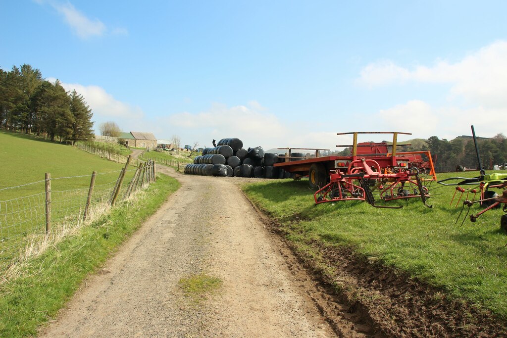 Minor Road To Lees Hall Graham Robson Geograph Britain And Ireland