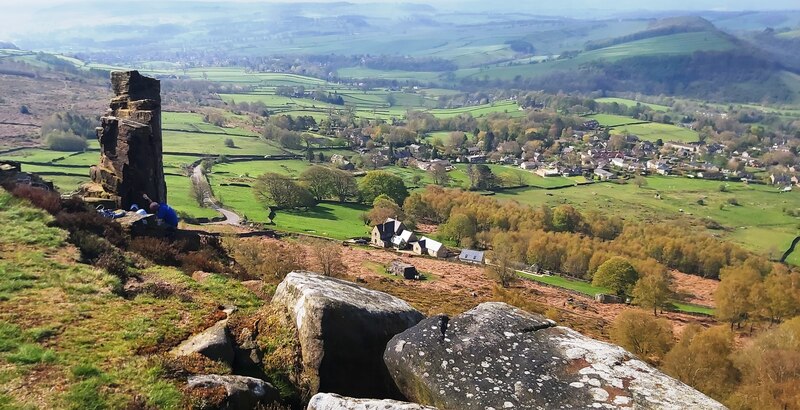 Rocks On Curbar Edge Anthony Parkes Geograph Britain And Ireland