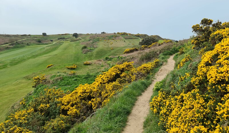 Path Beside Royal Cromer Golf Course Chris Morgan Geograph Britain