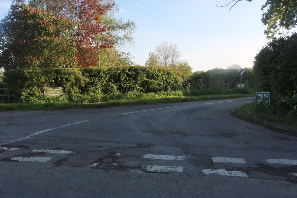 Coach Road Hougham David Howard Geograph Britain And Ireland