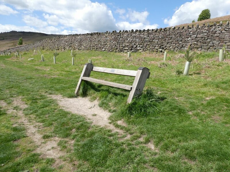 Memorial Bench Overlooking The Embsay Oliver Dixon Geograph