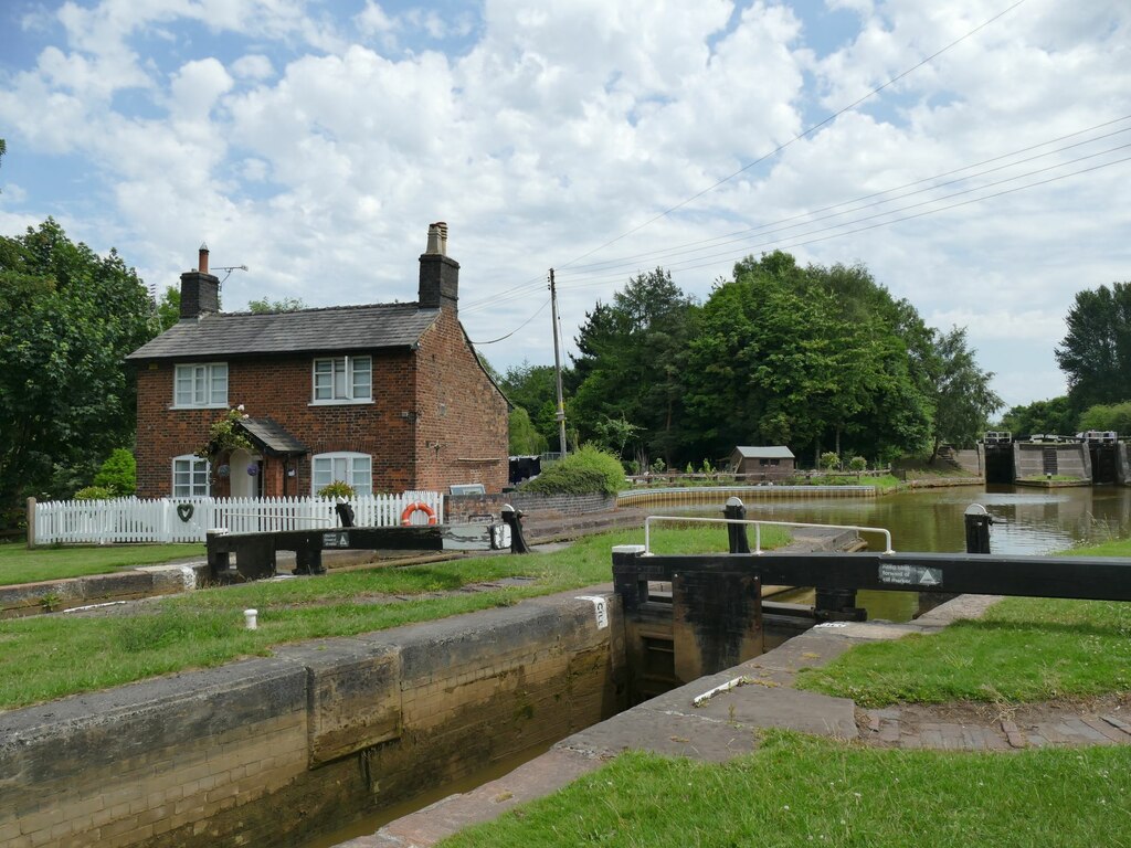 Wheelock Bottom And Top Locks Stephen Craven Geograph Britain And