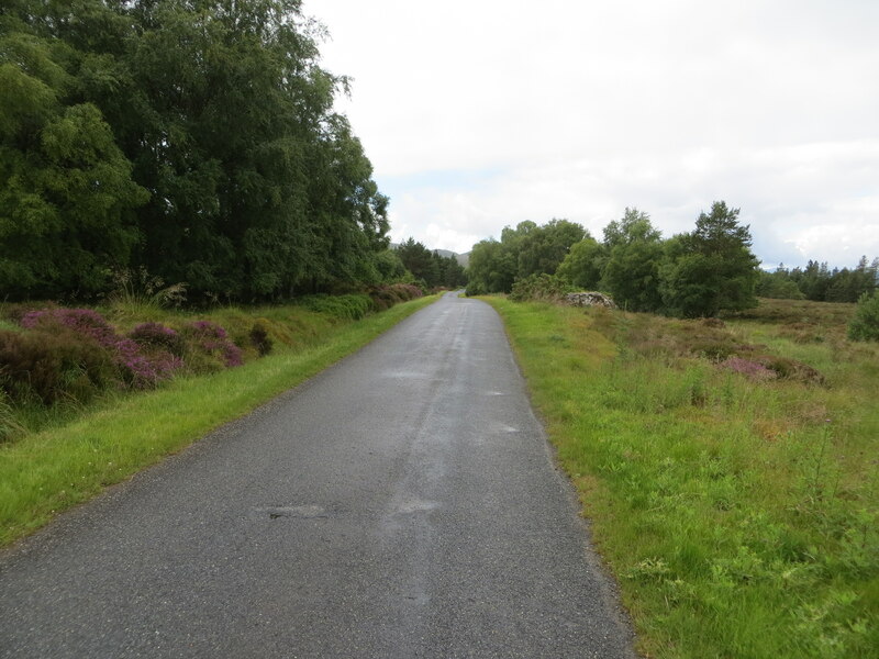 Minor Road And The Merchants Stone At Peter Wood Geograph