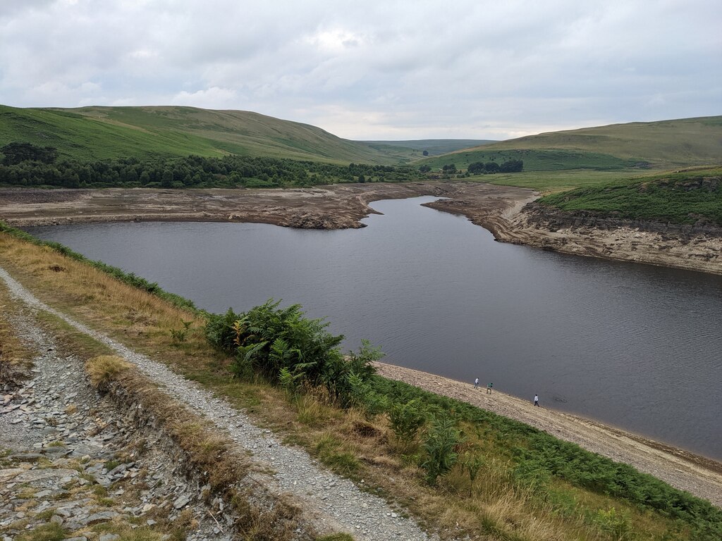 Low Level In Craig Goch Reservoir David Medcalf Geograph Britain