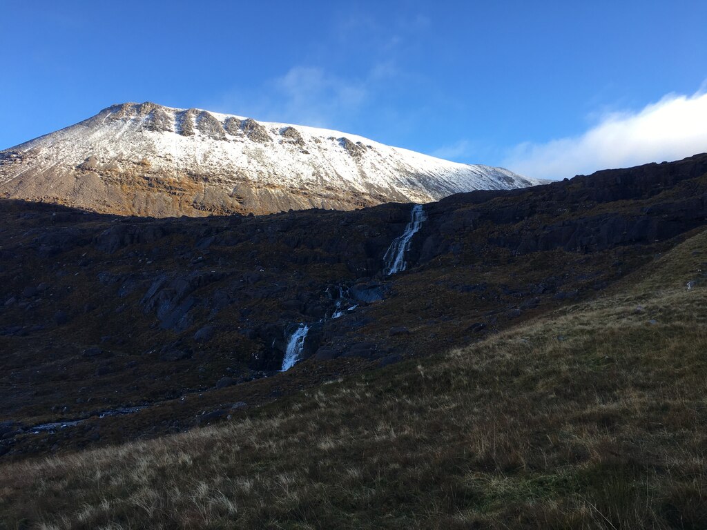 Waterfalls On Allt Coire Mhic Fhearchair Steven Brown Geograph