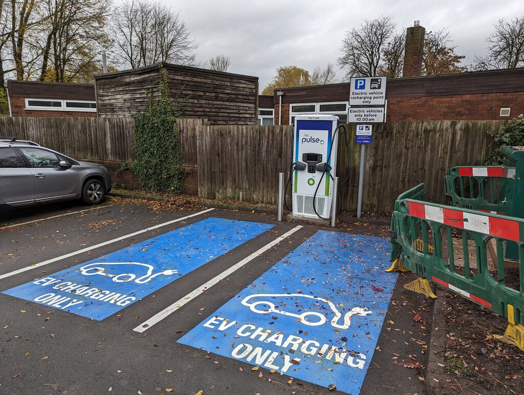 Electric Vehicle Charging Spaces Tcexplorer Geograph Britain And