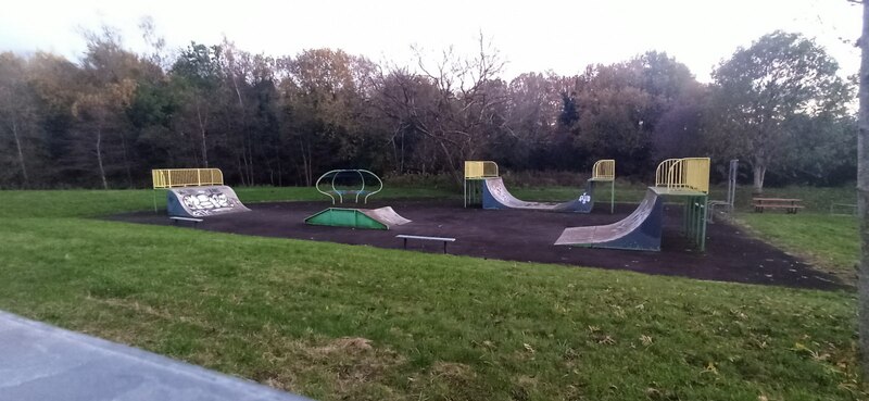 Skatepark At Kennishead Road Thomas Nugent Geograph Britain And