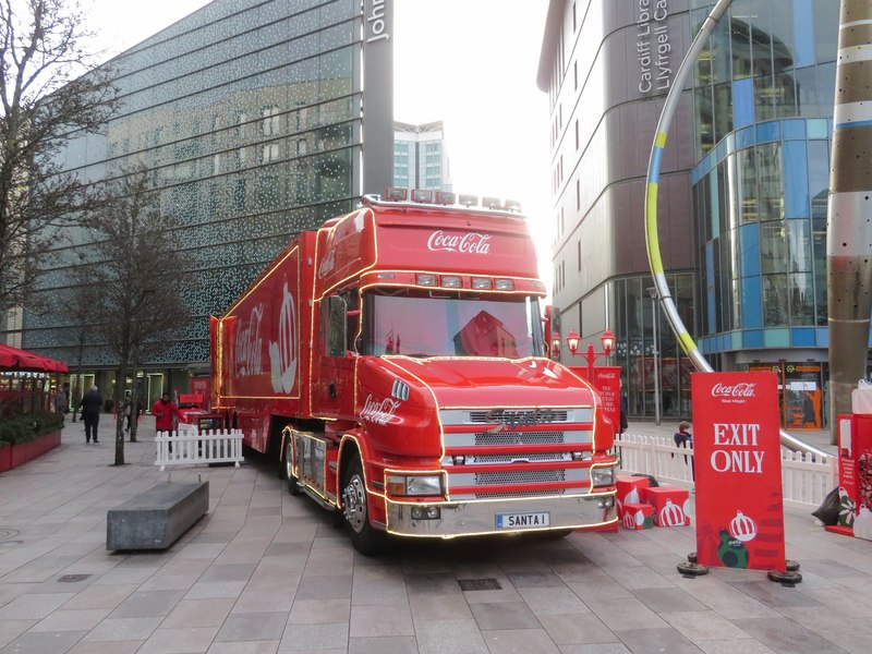 The Coca Cola Truck On A Festive Stop In Gareth James Geograph