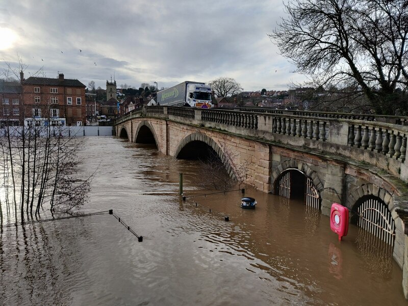 Flooding At Bewdley Bridge Mat Fascione Geograph Britain And Ireland