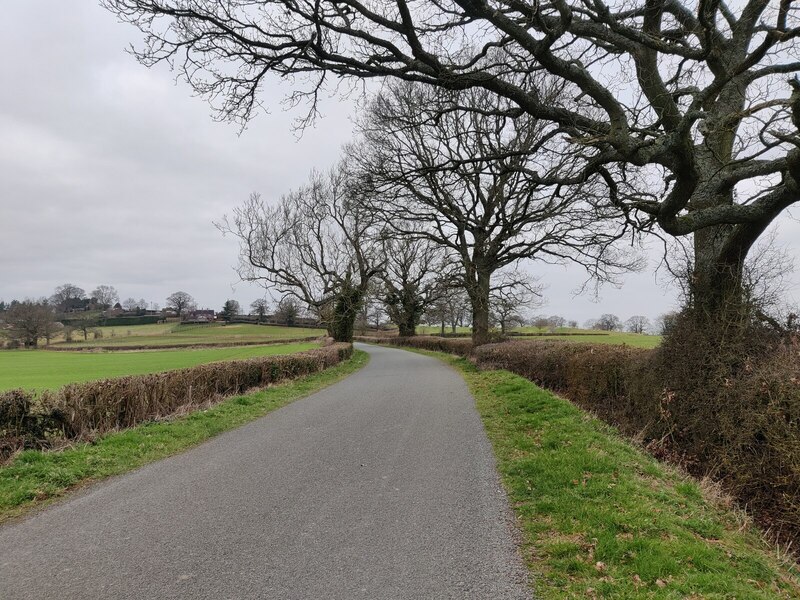 Romsley Lane Towards Romsley Mat Fascione Geograph Britain And Ireland