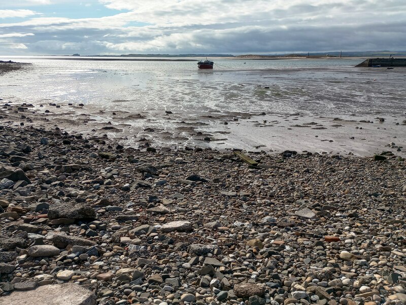 Low Tide At Holy Island Harbour Jim Smillie Geograph Britain And