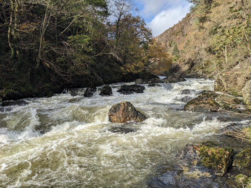 Afon Glaslyn After Heavy Rain David Medcalf Geograph Britain And