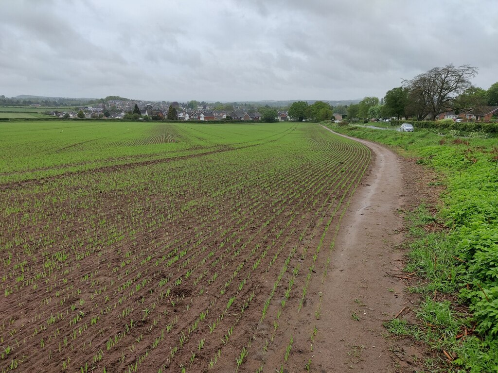 Farmland Along Habberley Road Mat Fascione Geograph Britain And