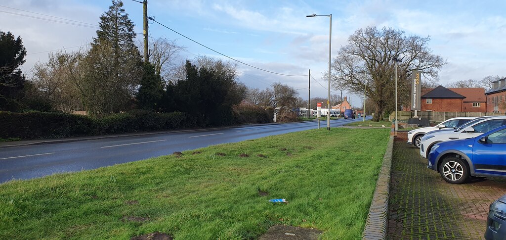 The A Near Boradway Helen Steed Geograph Britain And Ireland