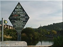 ST7564 : Old GWR Canal Bridge Sign, Pulteney Road by mark harrington