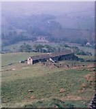 SD8727 : Thieveley Farm with The Holme far below viewed from Dean Scout by Richard Johnson
