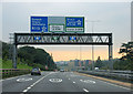 A30 approaching Exeter