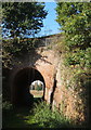 Railway bridge taking footpath under the line to Ipswich