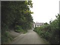 The lower end of the road from Llandegfan to the A 545