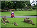 Resting within Ness Gardens