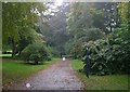 Grounds of Cliffe Castle (on a rainy day!) - Skipton Road