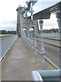 Entering on to the eastern walkway of the bridge from the Anglesey side