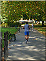 Jogging in Kennington Park