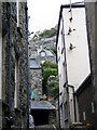 Looking up at Barmouth