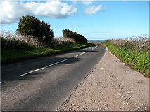 TG0843 : Approaching Salthouse on the Coast Road (A149) by Evelyn Simak