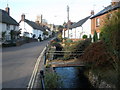 Looking up the High Street, East Budleigh