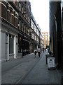 Looking from Bishopsgate along Devonshire Row