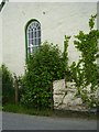 SO1847 : The mounting block at Hermon Chapel Rhosgoch by Angela Jones