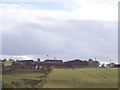 Caergynant farm with the wind turbine