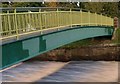 Footbridge over the spillway