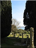 SW7827 : The view from Mawnan church towards the Helford river by Ulrich Hartmann