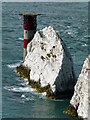 SZ2884 : Needles Lighthouse by Graham Taylor