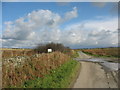 Approaching the entrance to the Bwlan Outbuildings Welding and Fabricating Workshop