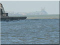 View of Reculver Towers from Grenham Bay