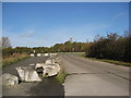 A610 View from lane to Sewage Works