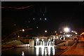 Muirtown locks flight at night