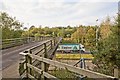 Bridge carrying Bracken Place road over M27