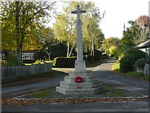SU3432 : Houghton - War Memorial by Chris Talbot