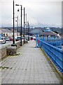 Promenade beside Pwllheli Inner Harbour