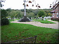 War memorial and catholic cemetery from entrance on London Road